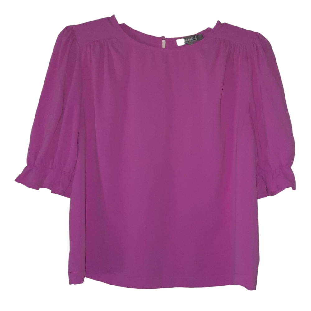 Reunited Clothing Pink Marled Blouse Large